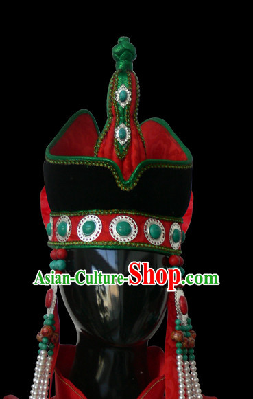 Traditional Chinese Mongolian Princess Hat