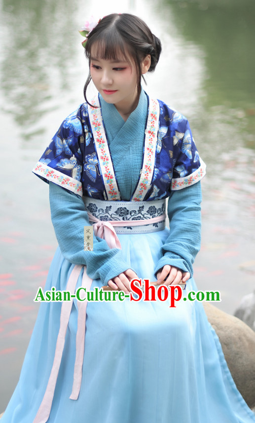 Chinese Clothes Classical Dance Drama Performance Hanfu Chinese Hakama Traditional Dress Quju Supreme Ancient Chinese Costume Complete Set