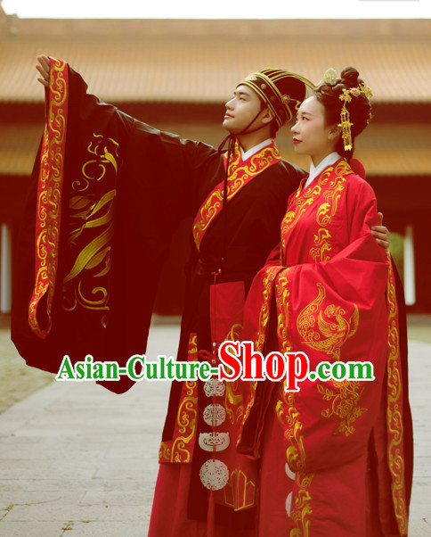 Chinese Wedding Clothes Classical Dance Drama Performance Hanfu Chinese Hakama Traditional Bridal Dress Quju Supreme Ancient Chinese Costume Complete Set