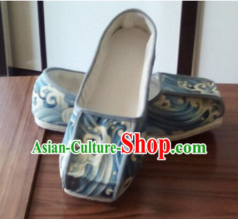 Chinese Shoes Wedding Shoes Kung Fu boots Wushu Shoes Mens Shoes Opera Shoes Hanfu Shoes Embroidered Shoes Monk Shoes