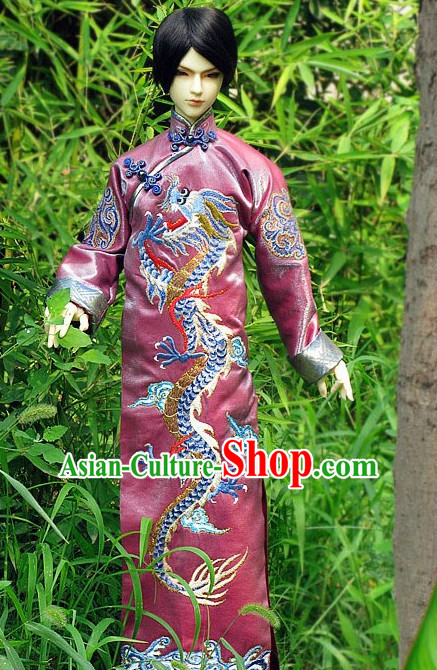 Men Phoenix Dress Wedding Dress Stage Performance Phoenix Wedding Peacock Dress Traditional Chinese Clothing White Costume