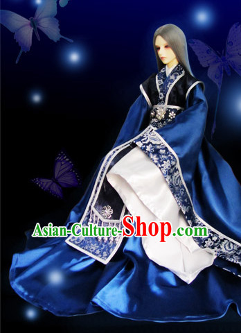 Men Dress Palace Stage Performance Dresses Traditional Chinese Mandarin Clothing Hanfu Costume