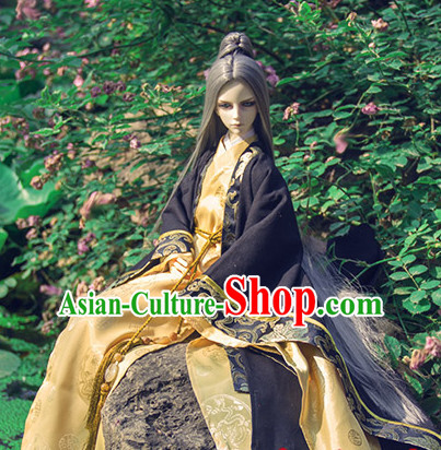 Men Dress Palace Stage Performance Dresses Traditional Chinese Mandarin Clothing Hanfu Costume