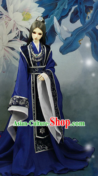 Men Dress Palace Stage Performance Dresses Traditional Chinese Mandarin Clothing Hanfu Costume