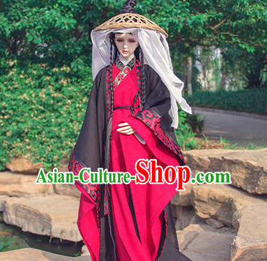 Men Dress Palace Stage Performance Dresses Traditional Chinese Mandarin Clothing Hanfu Costume