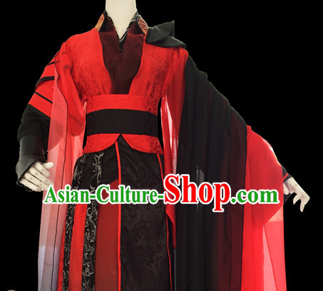 Men Dress Palace Stage Performance Dresses Traditional Chinese Mandarin Clothing Hanfu Costume