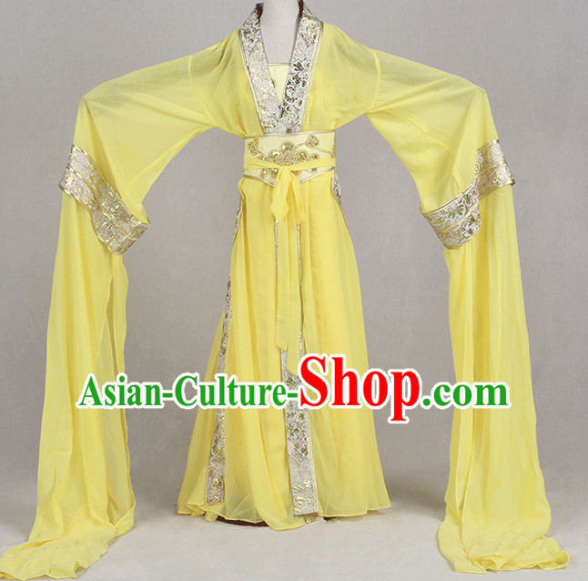 Traditional Chinese Ancient Clothing Han Fu Dresses Beijing Classical China Clothing for Girls