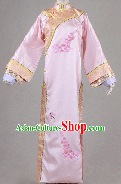 Traditional Chinese Clothing Han Fu Dresses Beijing Classical China Qing Manchu Clothing for Women