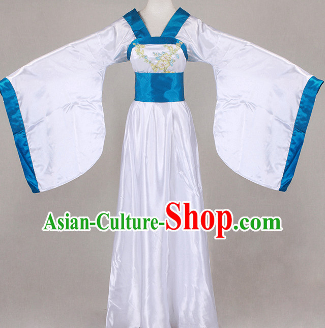Traditional Chinese Wide Sleeve Clothing Han Fu Dresses Beijing Classical China Clothing for Women