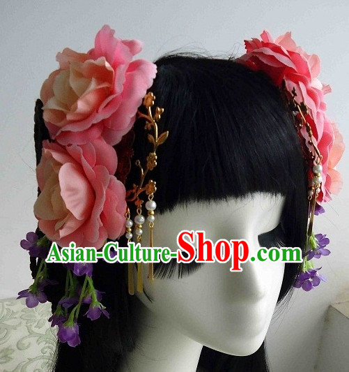 Traditional Chinese Headpiece Headdress Hair Decorations Hair Sticks Head Gear Hair Decoration Set