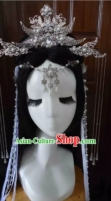 Traditional Chinese Headpiece Headdress Hair Decorations Hair Sticks Head Gear Hair Decoration Set