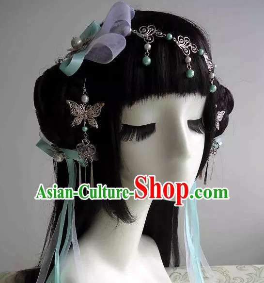 Traditional Chinese Headpiece Headdress Hair Decorations Hair Sticks Head Gear Hair Decoration Set