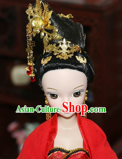 Traditional Chinese Women Qing Empress Headpiece Princess Headdress Palace Hair Decorations Royal Hair Sticks Head Gear Hair Decoration Set