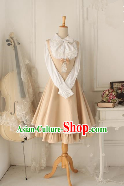 Traditional Classic Women Clothing, Traditional Classic Joe Chest One-piece Dress, British Restoring Ancient Vest Joe Chest Skirt for Women