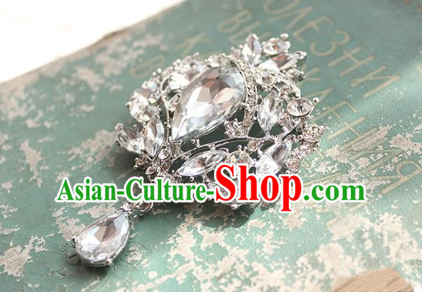 Traditional Classic Women Jewelry Accessories, Traditional Classic Gothic Restoring Ancient Crystal Brooch for Women