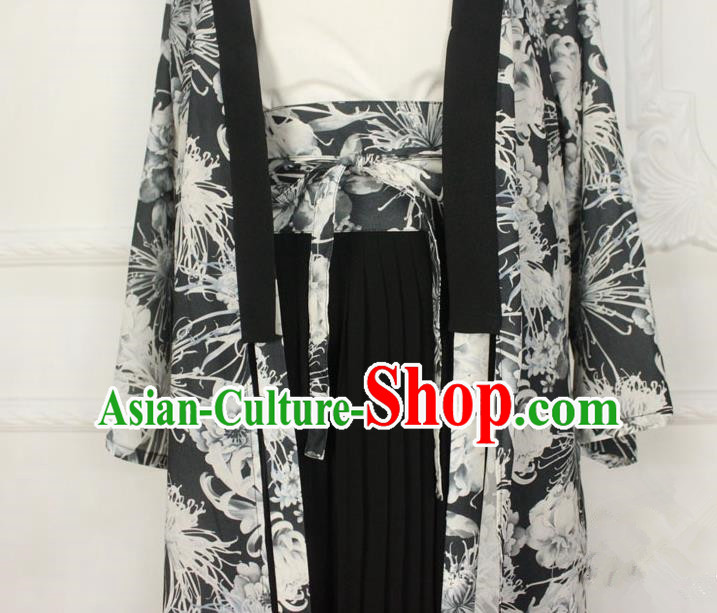 Traditional Japanese Restoring Ancient Kimono Wide Belt, China Kimono improved Double Waist Closure for Women