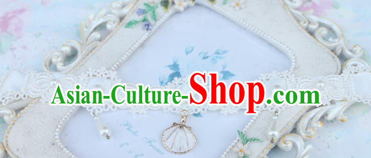 Traditional Classic Pearl Necklace Accessories, Restoring Ancient Lace Princess Necklace for Women