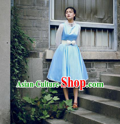 Traditional Classic Elegant Women Costume One-Piece Dress, Restoring Ancient Princess Jumper Simple Giant Swing Sundress for Women