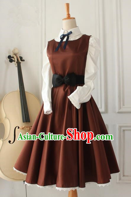 Traditional Classic Elegant Women Costume One-Piece Dress, Restoring Ancient Princess Jumper Simple Giant Swing Sundress for Women