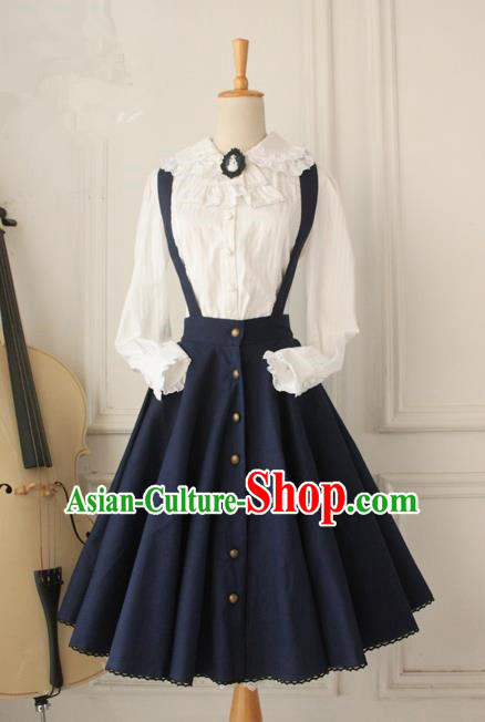 Traditional Classic Elegant Women Costume One-Piece Dress, Restoring Ancient Princess Suspender Skirt Giant Swing Sundress for Women