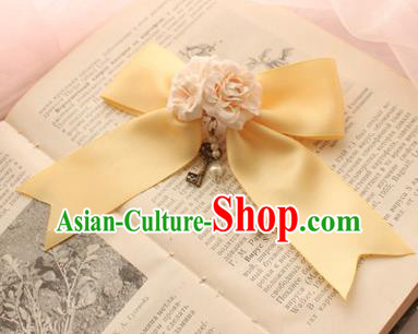 Traditional Classic Ancient Jewelry Accessories Restoring Brooch, Elegant Gothic Bowknot Flower Breastpin for Women