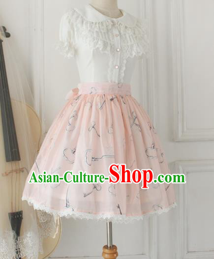Traditional Classic Elegant Women Costume Bust Skirt, Restoring Ancient Princess Organza Sweet Giant Swing Skirt for Women