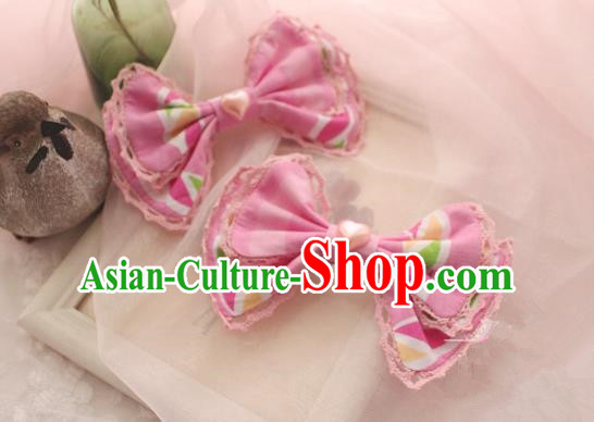 Traditional Classic Ancient Hair Accessories Hair Pin, Elegant Sweet Bowknot Hair Claw for Women