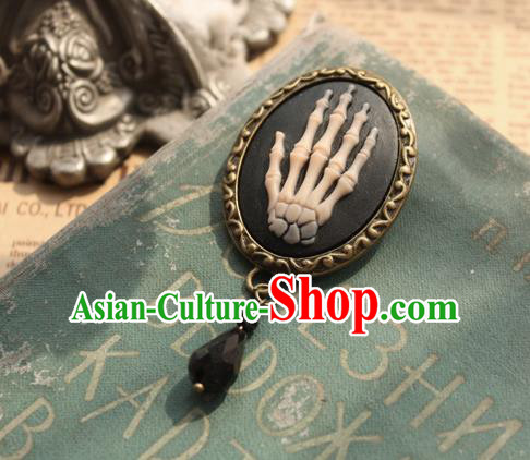 Traditional Classic Ancient Jewelry Accessories Restoring Brooch, Elegant Gothic Relief Breastpin for Women