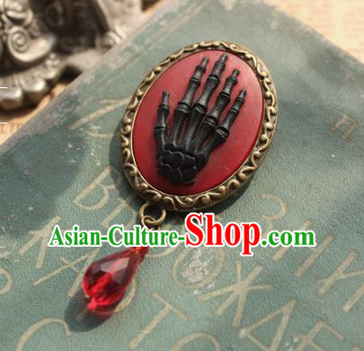 Traditional Classic Ancient Jewelry Accessories Restoring Brooch, Elegant Gothic Relief Breastpin for Women
