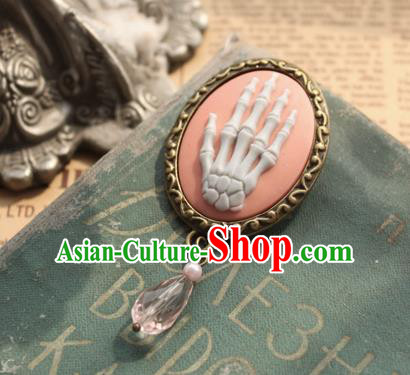 Traditional Classic Ancient Jewelry Accessories Restoring Brooch, Elegant Gothic Relief Breastpin for Women