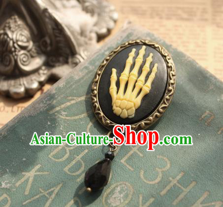 Traditional Classic Ancient Jewelry Accessories Restoring Brooch, Elegant Gothic Relief Breastpin for Women