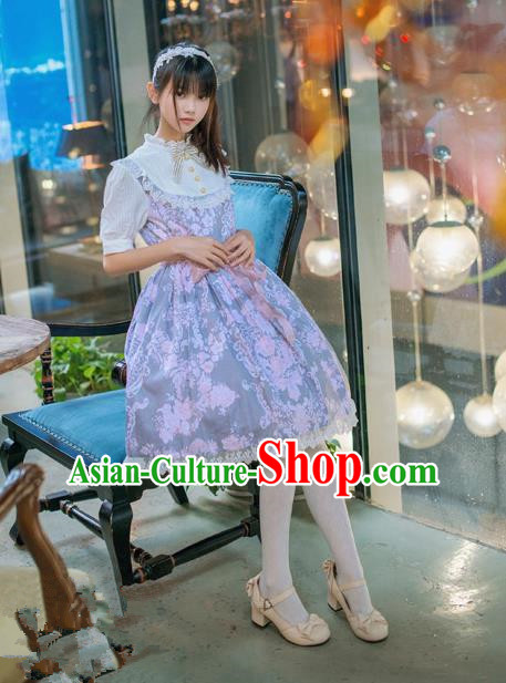 Traditional Classic Elegant Women Costume One-Piece Dress, Restoring Ancient Princess Bubble Skirt Giant Swing Sweet Dress for Women