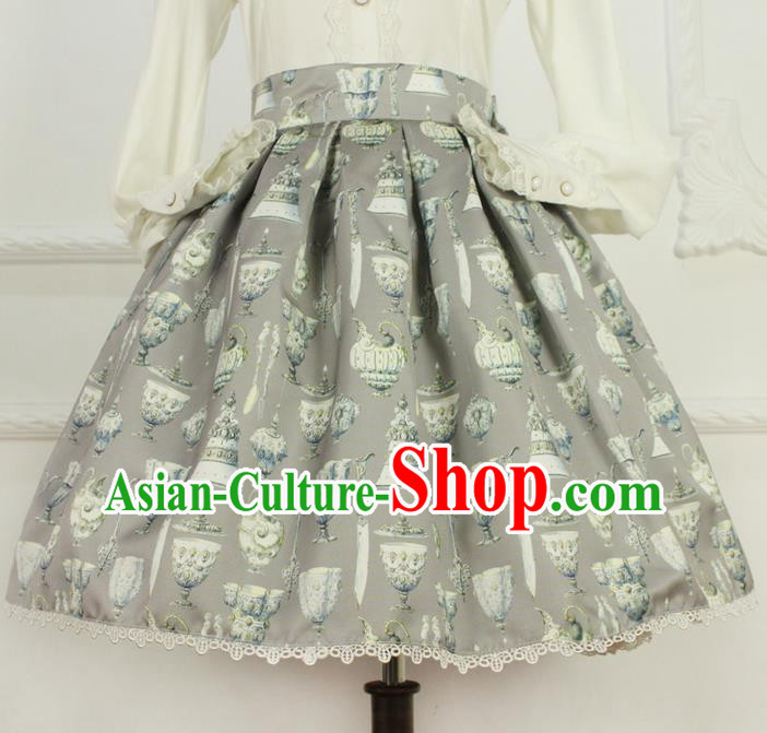 Traditional Classic Elegant Women Costume Bust Skirt, Restoring Ancient Princess Giant Swing Pleated Skirt for Women