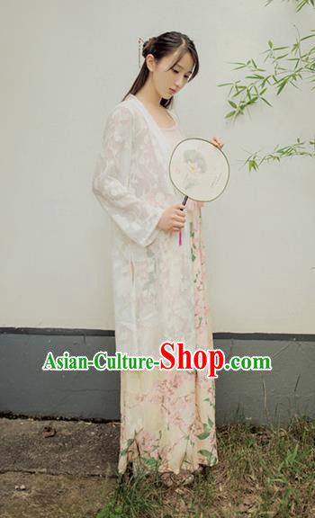 Traditional Classic Chinese Elegant Women Costume Han Dynasty Ruqun Dress, Chinese Hanfu Restoring Ancient Princess Plum Bust Skirt for Women