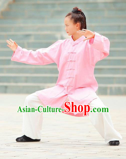 Traditional Chinese Wudang Uniform Taoist Nun Uniform Kungfu Kung Fu Clothing Clothes Pants Shirt Supplies Wu Gong Outfits, Chinese Tang Suit Wushu Clothing Tai Chi Suits Uniforms for Women