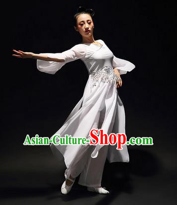 Traditional Chinese Classical Yangko Silk Dance Clothing, Yangge Fan Dancing Costume Chorus Suits, Folk Dance Yangko Costume for Women