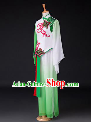 Traditional Chinese Classical Yangko Dance Dress, Yangge Fan Dancing Costume, Folk Dance Yangko Costume for Women