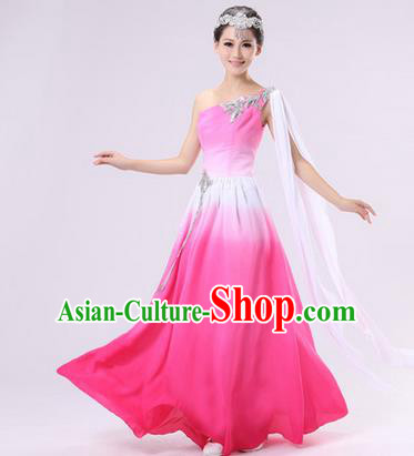 Traditional Chinese Classic Stage Performance Chorus Singing Group Dress Modern Dance Costumes, Chorus Competition Costume, Compere Costumes for Women