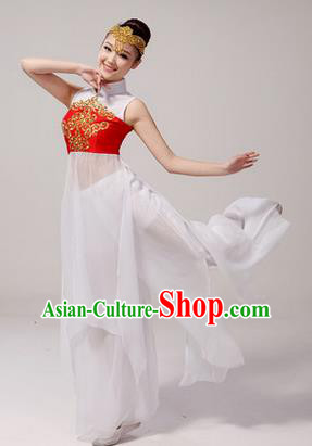 Traditional Chinese Classical Yangko Dance Dress, Yangge Fan Dancing Costume Umbrella Dance Suits, Folk Dance Yangko Costume for Women