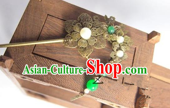 Traditional Chinese Ancient Jewelry Accessories, Ancient Chinese Imperial Princess Wedding Hair Step Shake, China Wedding Bride Hairpin for Women