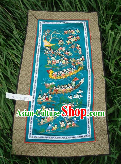 Traditional Chinese Miao Nationality Classic Hand Made Embroidery Flake-One Hundred of Children