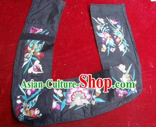 Traditional Chinese Miao Nationality Embroidery Belts, Hmong Handmade Embroidery Belt for Women