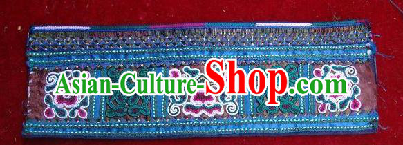 Traditional Chinese Miao Nationality Embroidery Belts, Hmong Handmade Embroidery Belt for Women