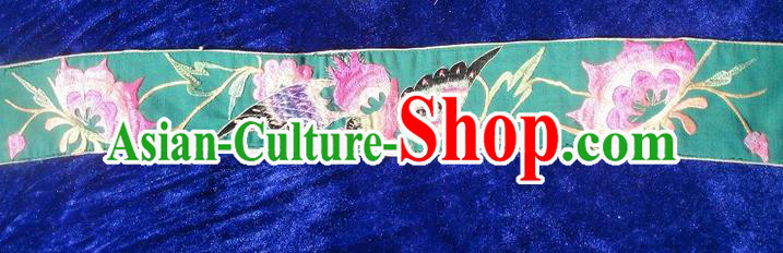 Traditional Chinese Miao Nationality Embroidery Belts, Hmong Handmade Embroidery Belt for Women