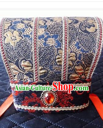 Ancient Chinese Play Property Head Wear Chinese Traditional Style Emperor Hat Officials Tiara