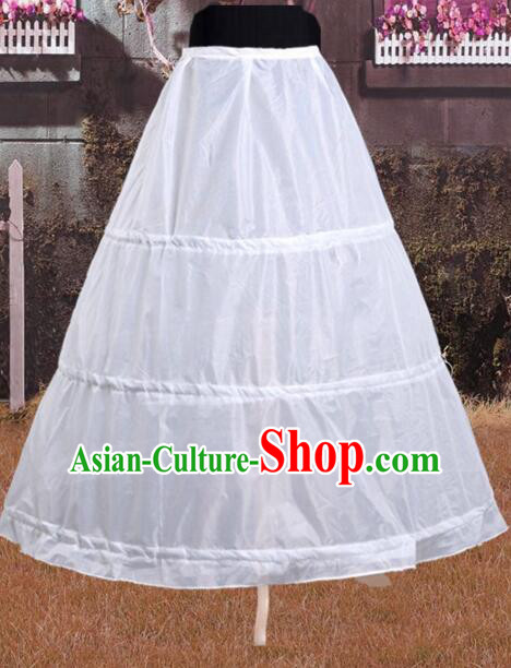 Wedding Crinoline For Bride Band Bubble Skirt Steel Circle Support Inner skirt for Full Dress