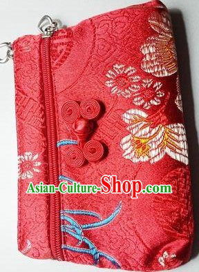 Chinese Style Purse Change Holder Chinese Traditional Bag for Changes