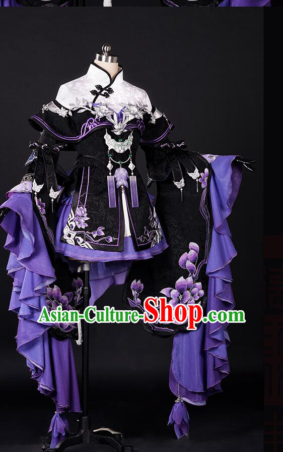 Chinese Cos Fairy Costume Garment Dress Costumes Dress Adults Cosplay Asian King Clothing