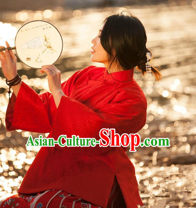 Traditional Classic Women Clothing, Traditional Classic Chinese Real Silk Brocade Thin Cotton-Padded Clothes Chinese Cotton-Padded Jacket Republic Of China Female Costomes