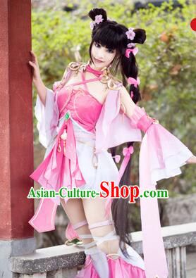 Chinense Ancient Clothes for Girl Femail Dress Chinese COSPLAY Costumes Garment Show Stage Dress Costumes Dress Cos